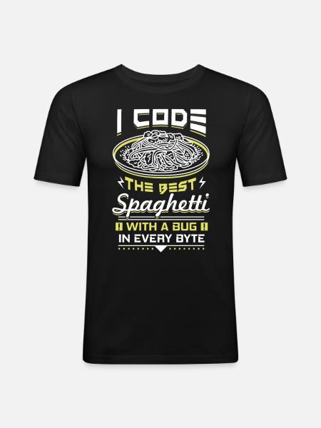 Computer programming - Men's Slim Fit T-Shirt - black