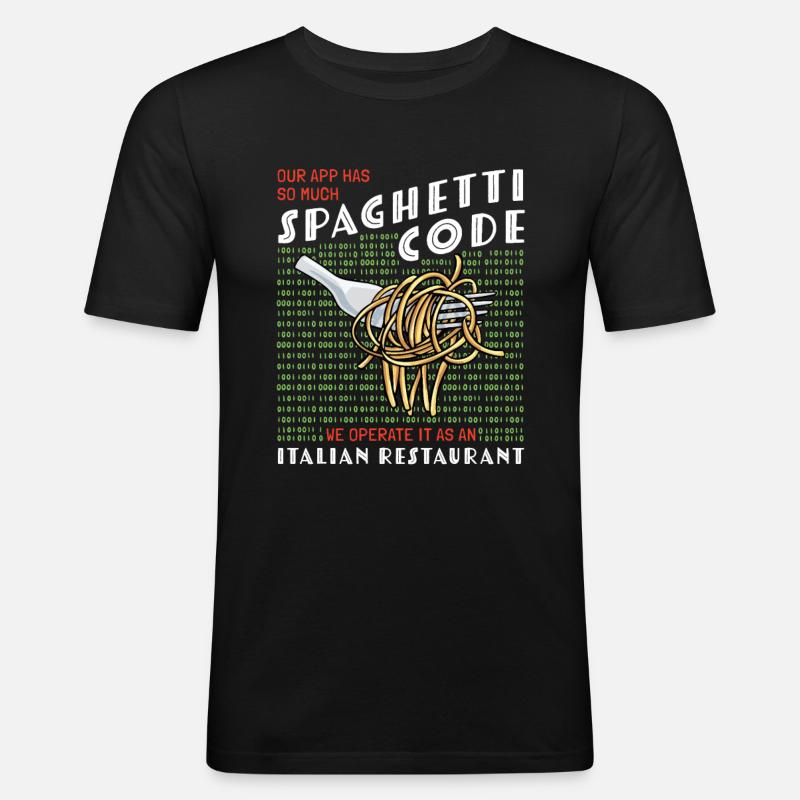 Computer programming - Men's Slim Fit T-Shirt - black