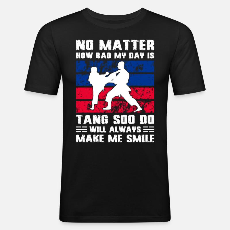 Tang Soo Do Geschenk - Männer Slim Fit T-Shirt - Schwarz