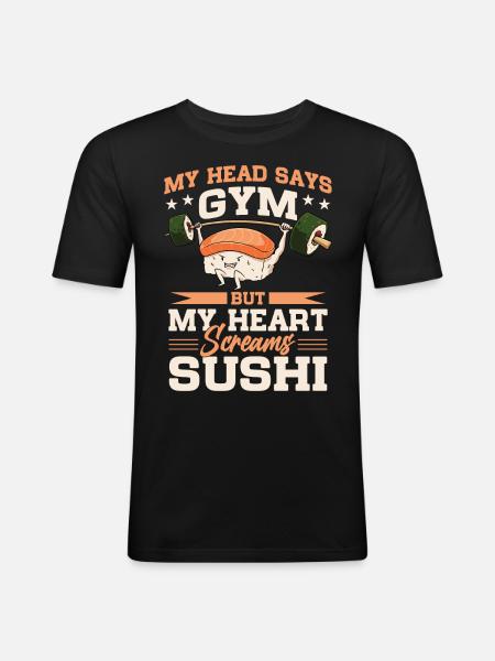 Japanese - Men's Slim Fit T-Shirt - black