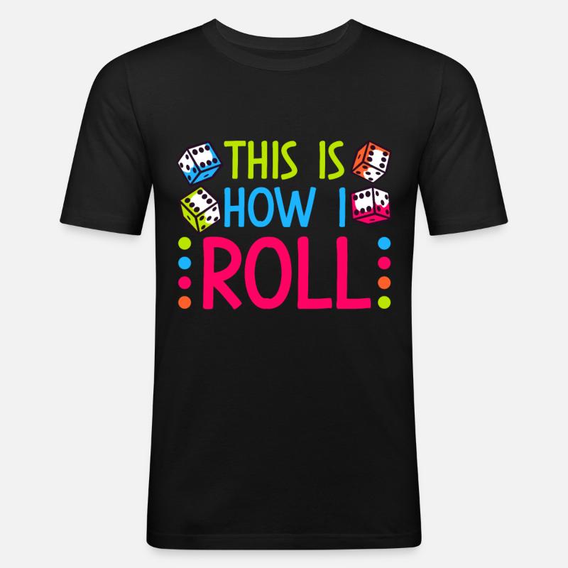 Bunco - Männer Slim Fit T-Shirt - Schwarz