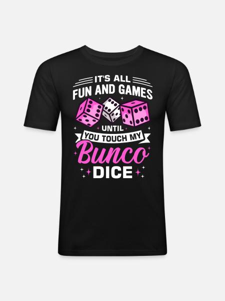 Bunco - Men's Slim Fit T-Shirt - black