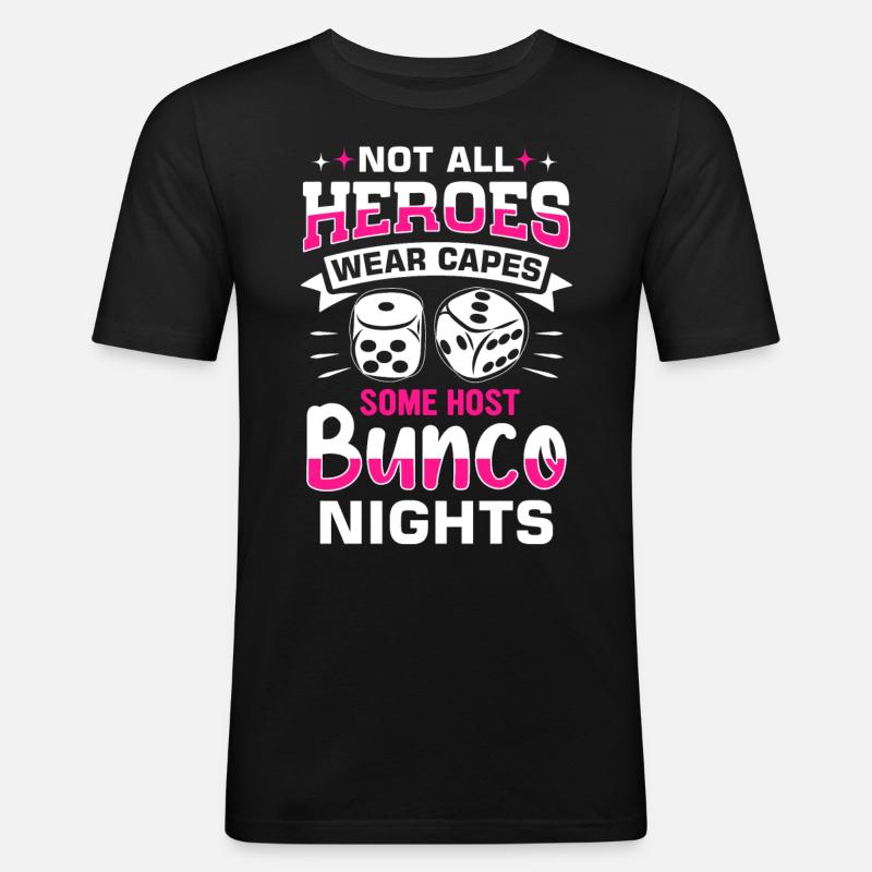 Bunco - Männer Slim Fit T-Shirt - Schwarz