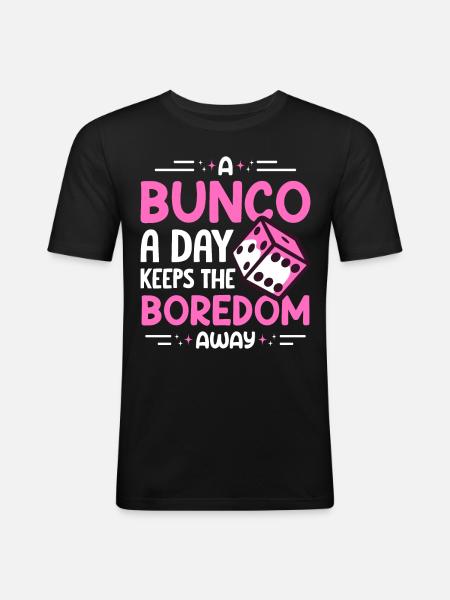 Bunco - Men's Slim Fit T-Shirt - black