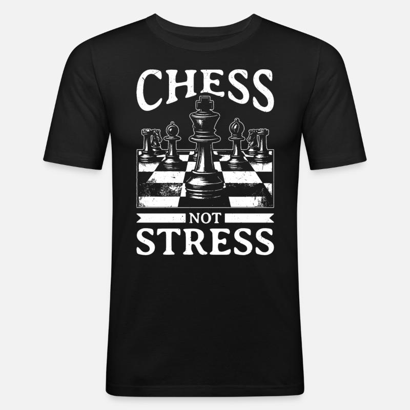 Chess - Men's Slim Fit T-Shirt - black