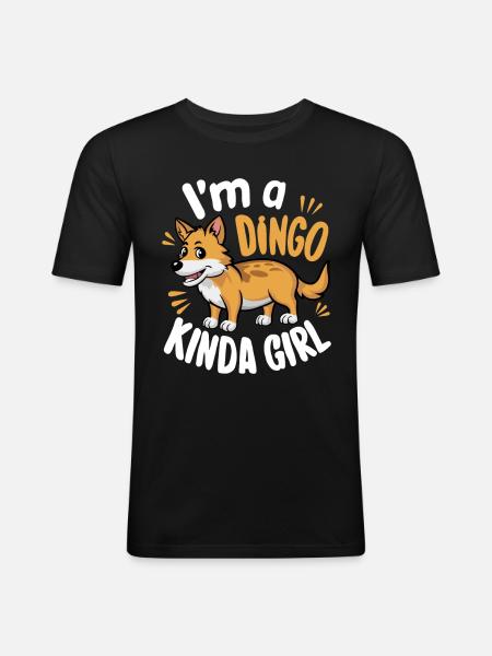 Dingo australien - T-shirt près du corps Homme - noir
