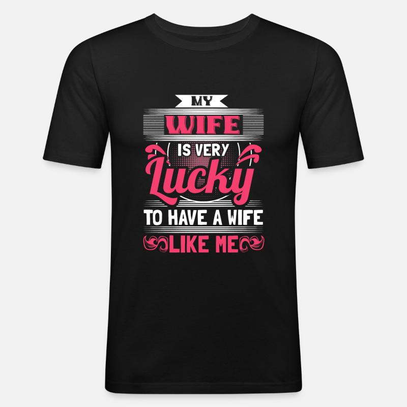 Homo Ehe Lesben Liebe Geschenk - Männer Slim Fit T-Shirt - Schwarz