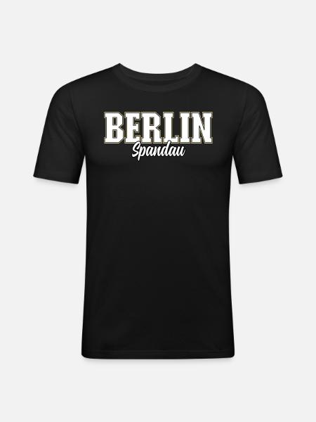 Berlin Spandau - Men's Slim Fit T-Shirt - black
