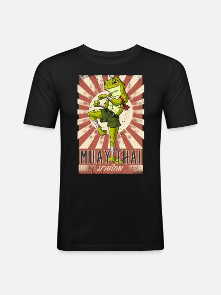 Muay Thai - Men's Slim Fit T-Shirt - black