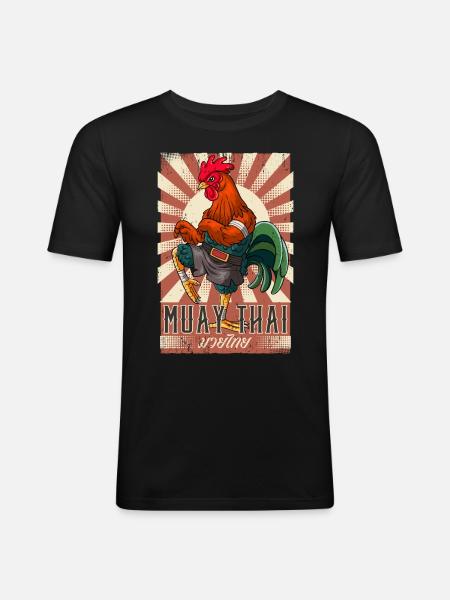 Muay Thai - Men's Slim Fit T-Shirt - black