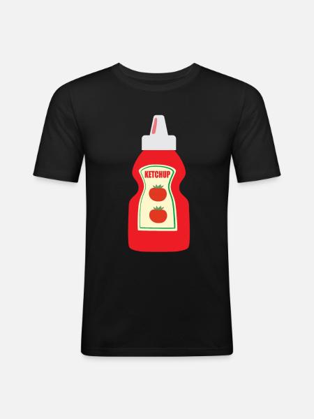 Ketchup - Men's Slim Fit T-Shirt - black
