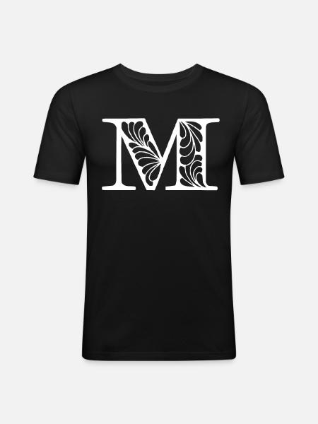 M - Men's Slim Fit T-Shirt - black