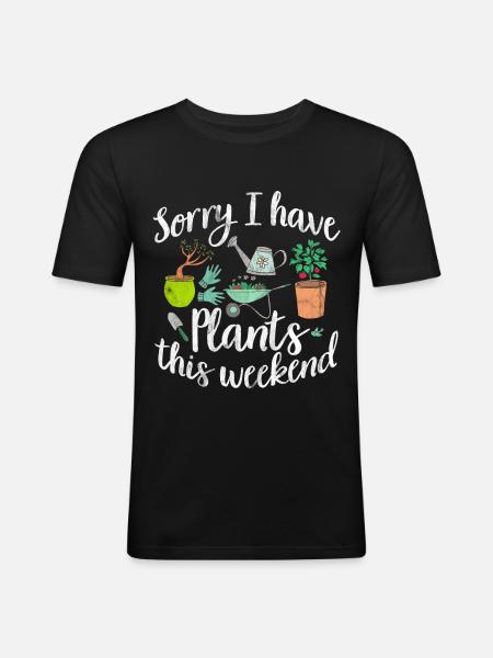 gardener - Men's Slim Fit T-Shirt - black