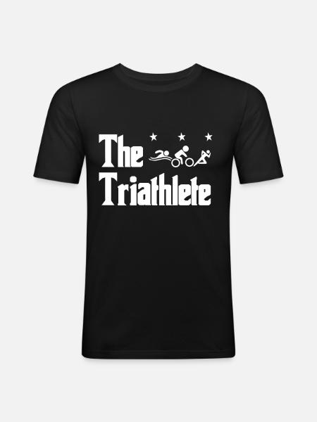triathlon - Men's Slim Fit T-Shirt - black