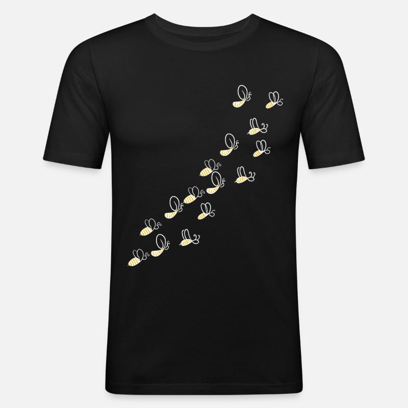 Bee bee beekeeper - Men's Slim Fit T-Shirt - black