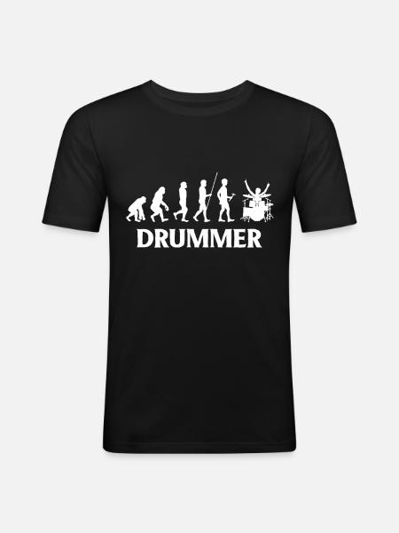 percussion - Men's Slim Fit T-Shirt - black