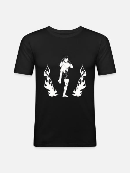 Muay Thai - Men's Slim Fit T-Shirt - black
