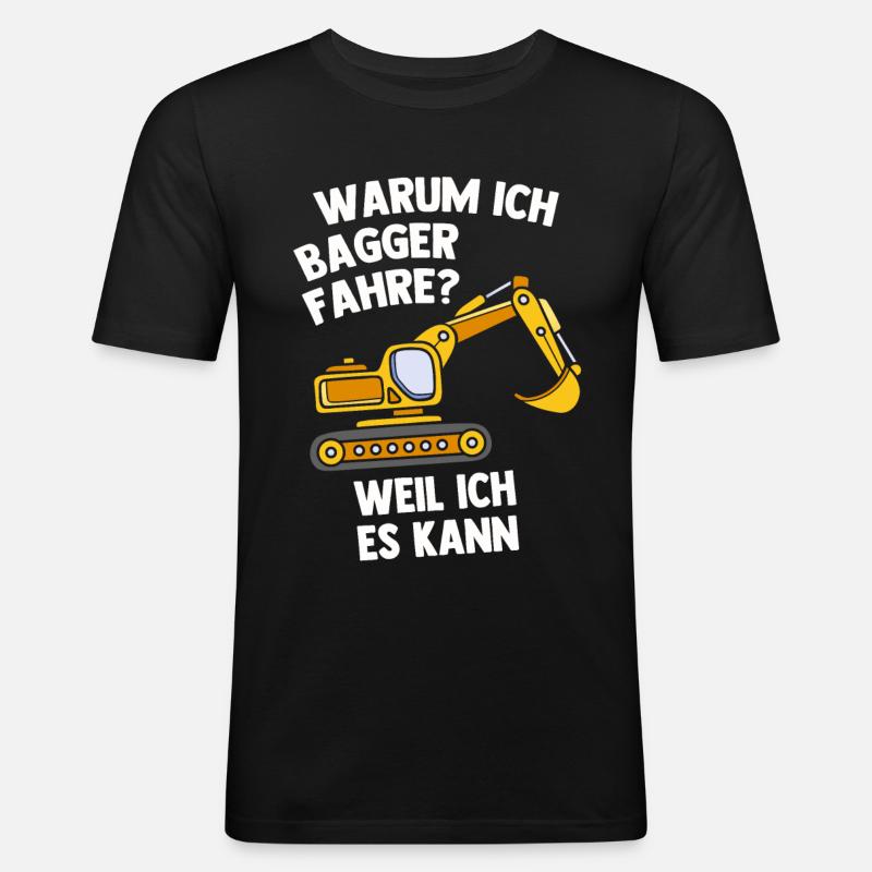 Bagger - Männer Slim Fit T-Shirt - Schwarz