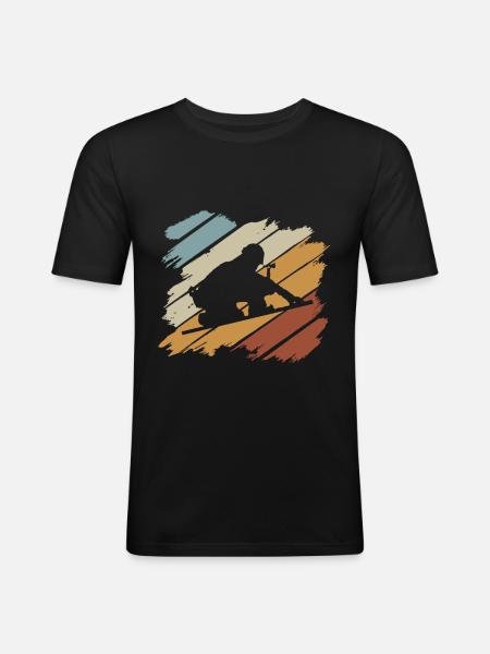Roofer - Men's Slim Fit T-Shirt - black