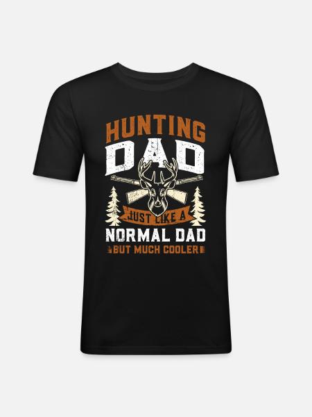 Hunt - Men's Slim Fit T-Shirt - black