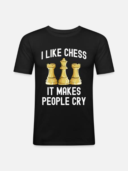 Chess - Men's Slim Fit T-Shirt - black