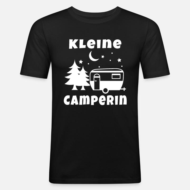 Nachwuchs Camper Nachwuchscamper Camping Wohnmobil - Männer Slim Fit T-Shirt - Schwarz