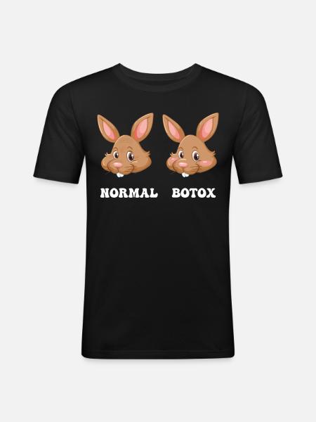 Easter Easter Plastic Surgeon Botox - Men's Slim Fit T-Shirt - black