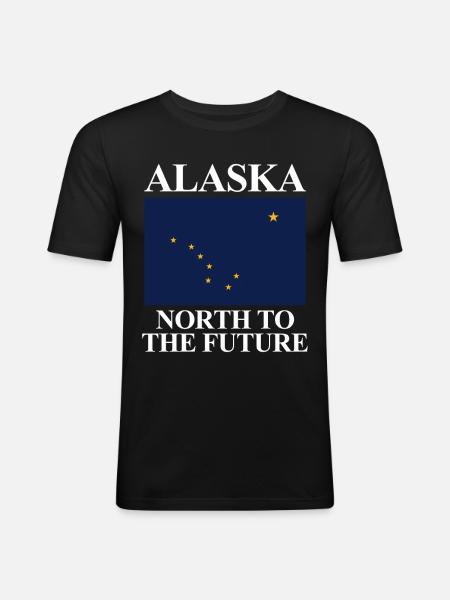 Alaska - T-shirt près du corps Homme - noir