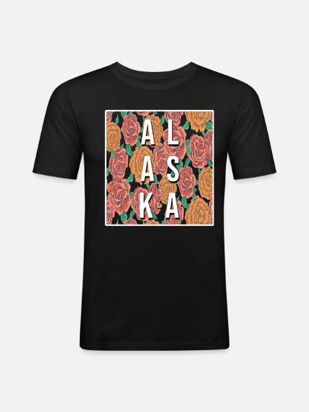 Alaska - T-shirt près du corps Homme - noir
