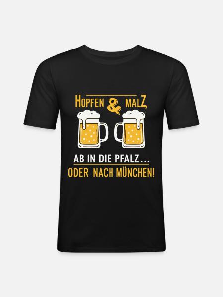 Beer Festival - Men's Slim Fit T-Shirt - black