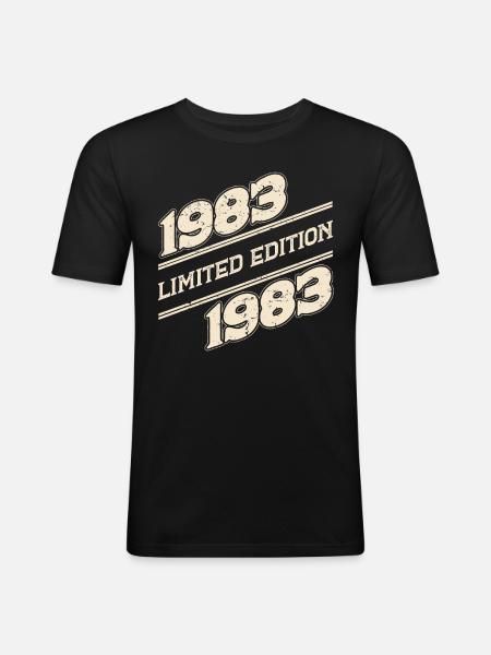 BC 1983 Limited edition - Men's Slim Fit T-Shirt - black