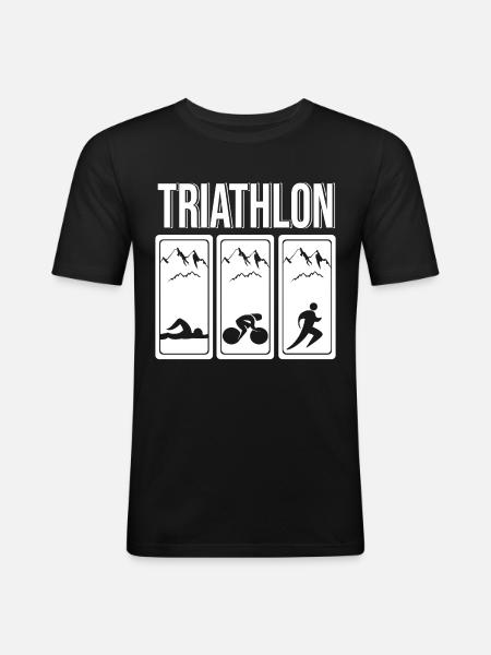 Triathlon Triathlon - T-shirt près du corps Homme - noir