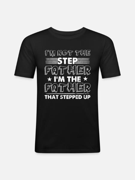 stepfather - Men's Slim Fit T-Shirt - black