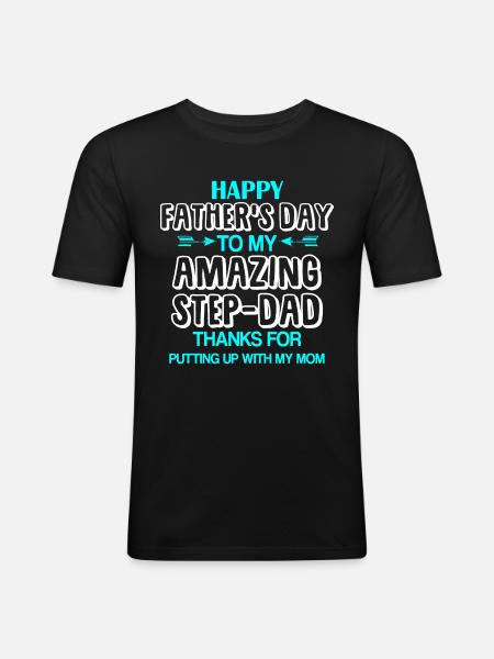 stepfather - Men's Slim Fit T-Shirt - black