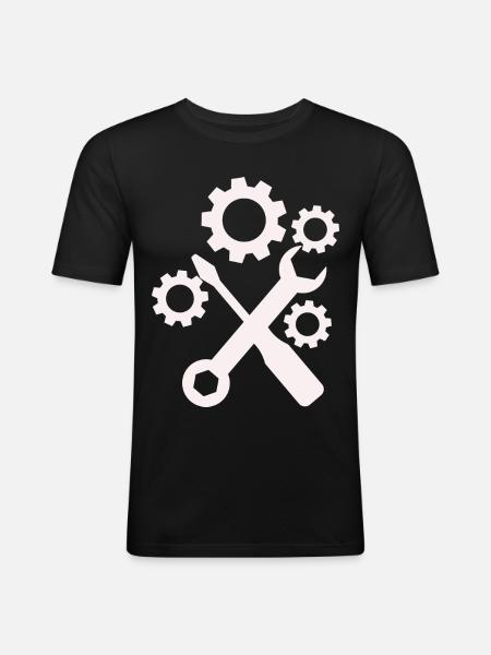 Tool - Screwdriver Screwdriver Hobbyist - Men's Slim Fit T-Shirt - black