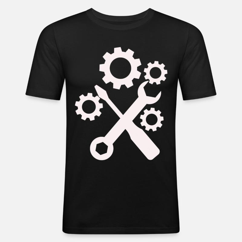 Tool - Screwdriver Screwdriver Hobbyist - Men's Slim Fit T-Shirt - black