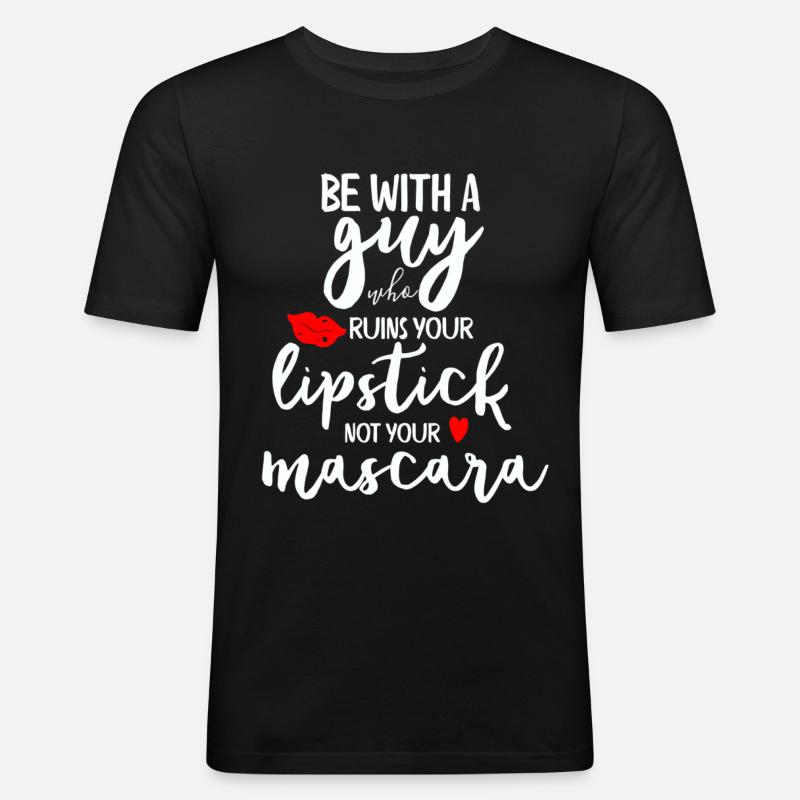 Lustige Sprüche Geschenkidee - Männer Slim Fit T-Shirt - Schwarz