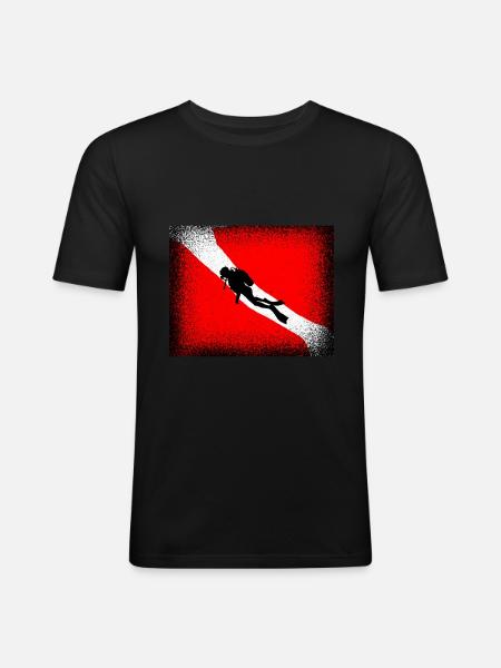 Dive - Men's Slim Fit T-Shirt - black