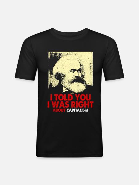 Communism - Men's Slim Fit T-Shirt - black