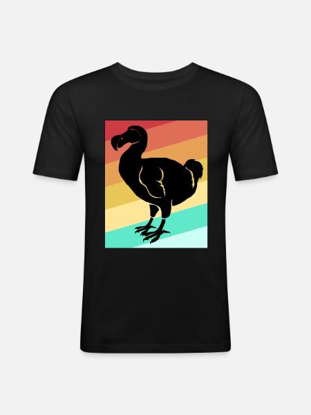 Dodo Gave Bird Forhistorisk Fossil Arkæologi Geek - Herre Slim Fit T-Shirt - sort