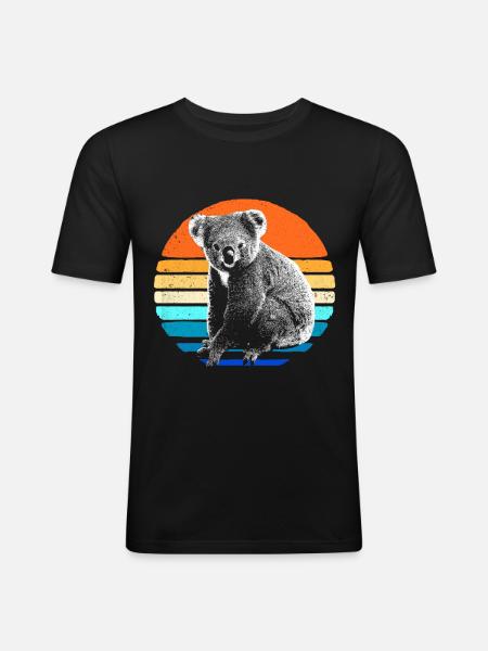 Koala - Men's Slim Fit T-Shirt - black
