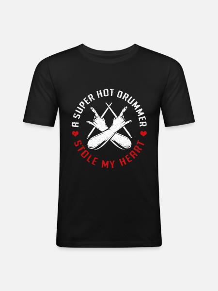 Percussion - Men's Slim Fit T-Shirt - black