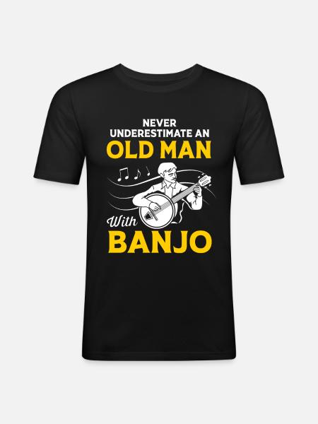 Bluegrass - Men's Slim Fit T-Shirt - black