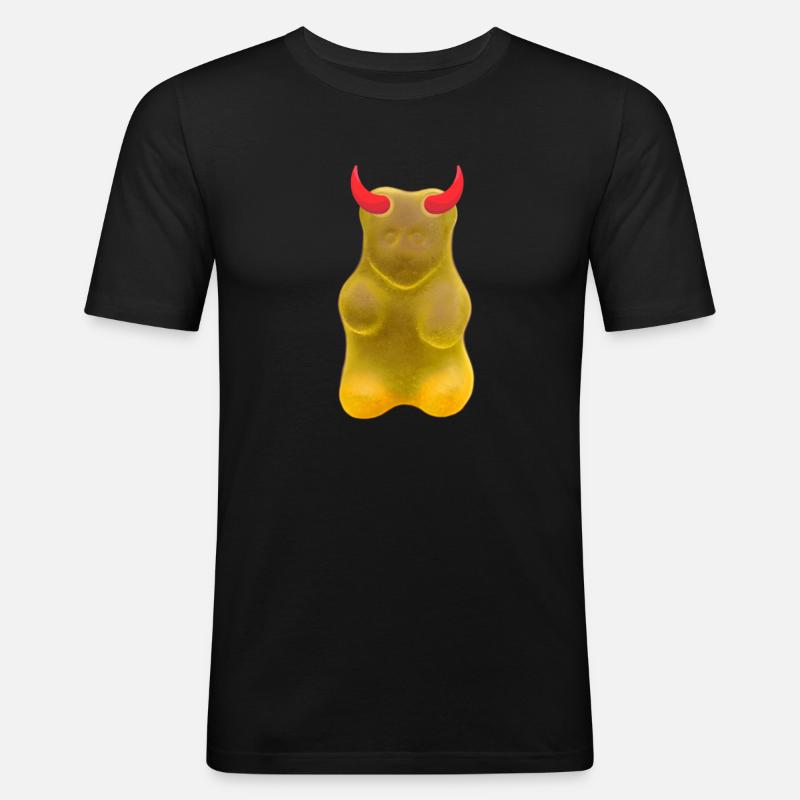Gummy Bears Devils - Men's Slim Fit T-Shirt - black