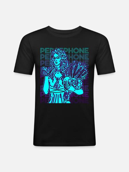 Persephone Greek Goddess Greek Mythology - Men's Slim Fit T-Shirt - black