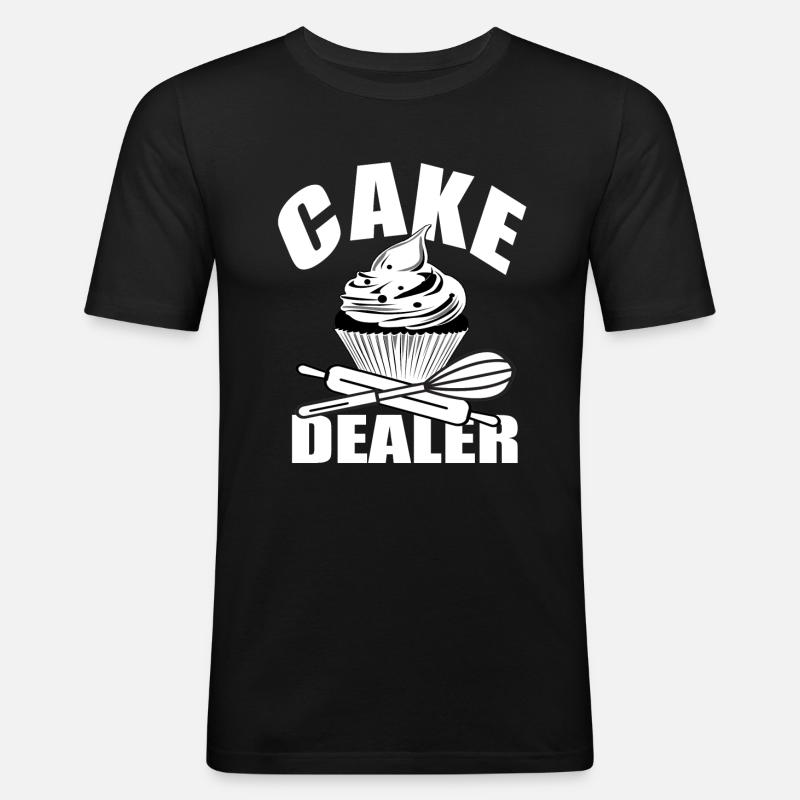 Baker baking - Men's Slim Fit T-Shirt - black