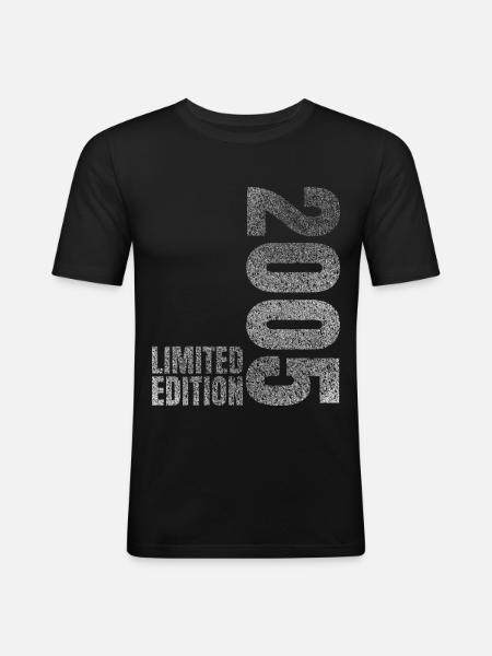 2005 Limited Edition Gift - Men's Slim Fit T-Shirt - black