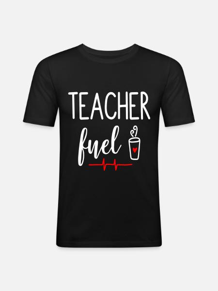 Lærer gave uddannelse Skole Ordsprog Læreruddannelse - Herre Slim Fit T-Shirt - sort