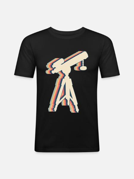 Stargazing Stargazer Astronomy Constellation - Men's Slim Fit T-Shirt - black