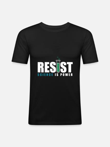 Science Gift Science - Men's Slim Fit T-Shirt - black
